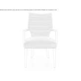 Fabric chair with armrests Ilche