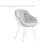 Chair upholstered in fabric with armrests Belcesti