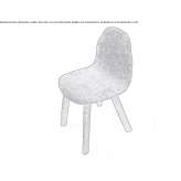 Chair upholstered with fabric Magureni