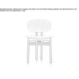 Chair upholstered with fabric Turiatka
