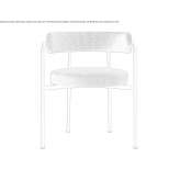 Chair upholstered in fabric with armrests Fyffe