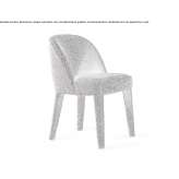 Fabric chair with removable cover Strijen