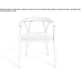Ash chair with armrests Ghizela