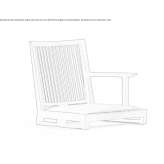 Beech chair without legs with integrated leather cushion Lviv