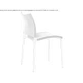 Stackable polyester fiber chair Ensenada