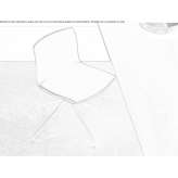 Leather trestle chair Slonim