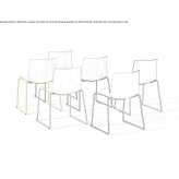 Base chair on sled Racine