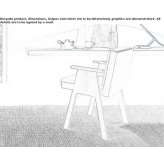 chair in a modern style with armrests Cueto