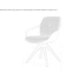 A trestle chair with armrests Racu