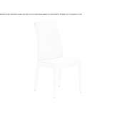 Leather upholstered chair Neubrunn