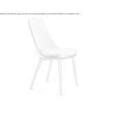 Leather upholstered chair Csongrad