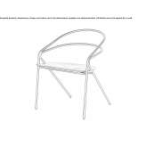Steel chair Tortum