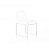 Leather upholstered chair Hermagor