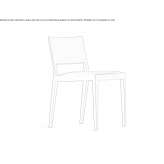 Beech chair with integrated cushion Upland