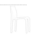 Stackable leather chair Kakanj