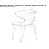 Upholstered chair with armrests Golmayo