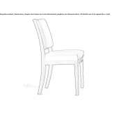 Upholstered chair made of solid wood Geleen