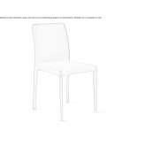 Leather upholstered chair Staiti