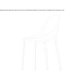 Polyurethane chair Gagarin