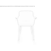 Polyurethane chair with armrests Deia