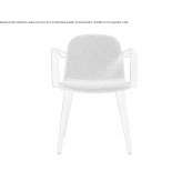 Fabric chair with armrests Monessen