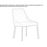 Upholstered chair Pamukova