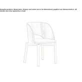 Wooden chair with integrated cushion Mochowo