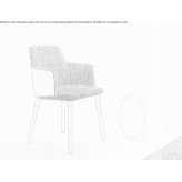 Fabric chair with armrests Kalesija