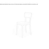 Polypropylene chair Karditsa