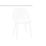 Upholstered chair Pucioasa