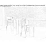 Chair made of solid wood and metal Mococha