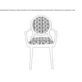 Beech chair with stackable armrests Kitimat