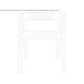 Ash wood armchair with armrests Zuyevka