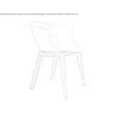Polycarbonate chair Ponthir