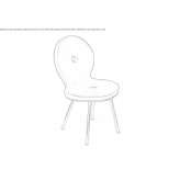 A chair made of eco-leather Chapulco