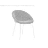 Fabric chair Werder