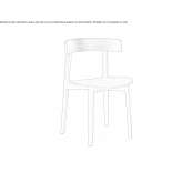 Wooden chair Ipameri