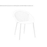 Technopolymer chair Werder