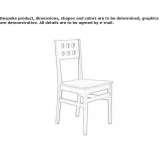 Wooden chair Ville