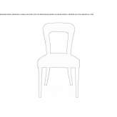 Upholstered beech chair Poll