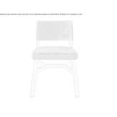 Beech and fabric chair Ormylia