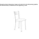 Metal chair Signes