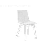 Upholstered chair Grudusk