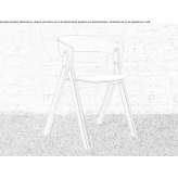 Chair with open backrest Prikazy