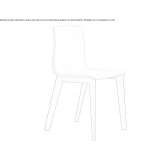 Technopolymer chair Barumini
