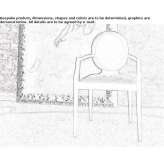 Wooden chair with armrests Radonice