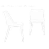 Leather upholstered chair Nijemci