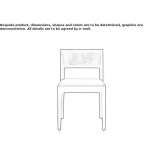 Upholstered chair with open backrest Zacapala