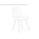 Chair upholstered with fabric Cancuc