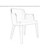 Upholstered chair Vysunsk